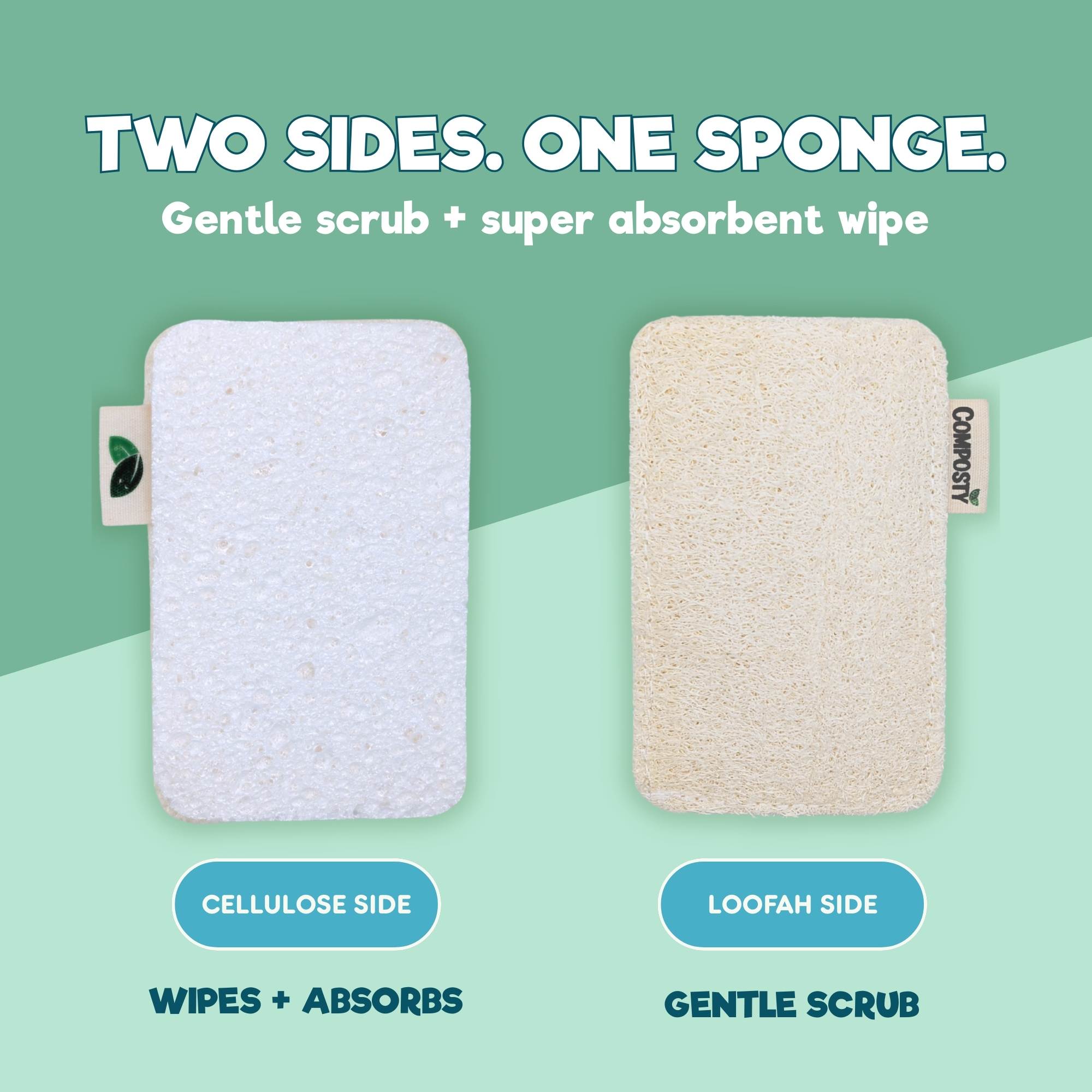 Loofah Scourer Eco Sponges