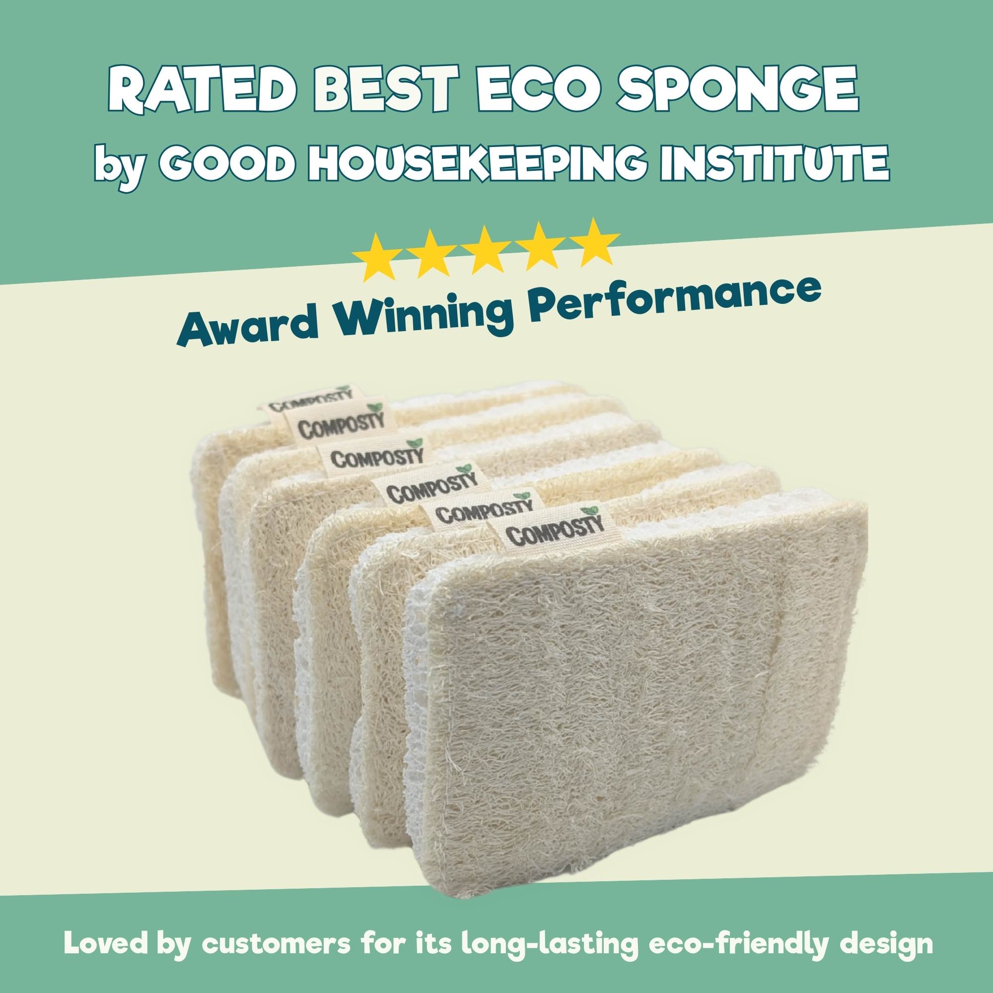 Loofah Scourer Eco Sponges