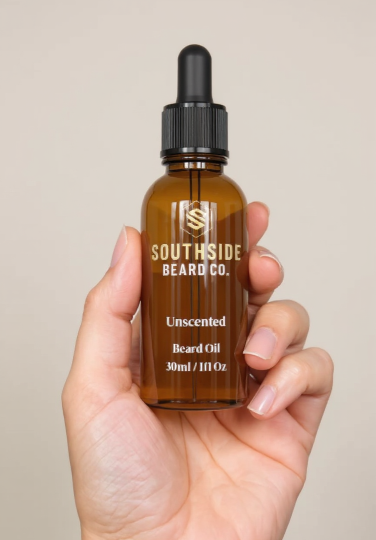 Unscented Beard Oil | 30ml | Natural & Organic | Lightweight | Softens Beard