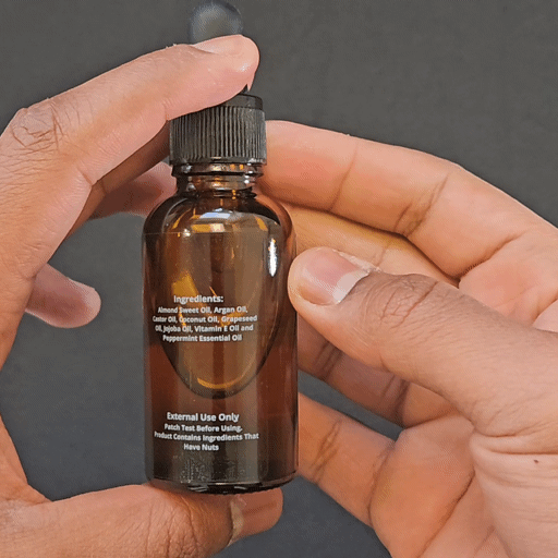 Peppermint Beard Oil | 30ml | Invigorating & Icy | Lightweight | Eradicate Beard Itch