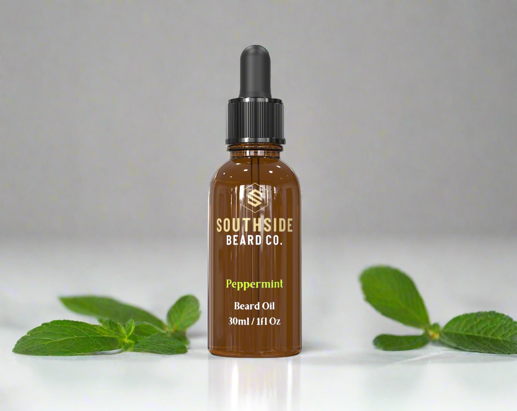 Peppermint Beard Oil | 30ml | Invigorating & Icy | Lightweight | Eradicate Beard Itch
