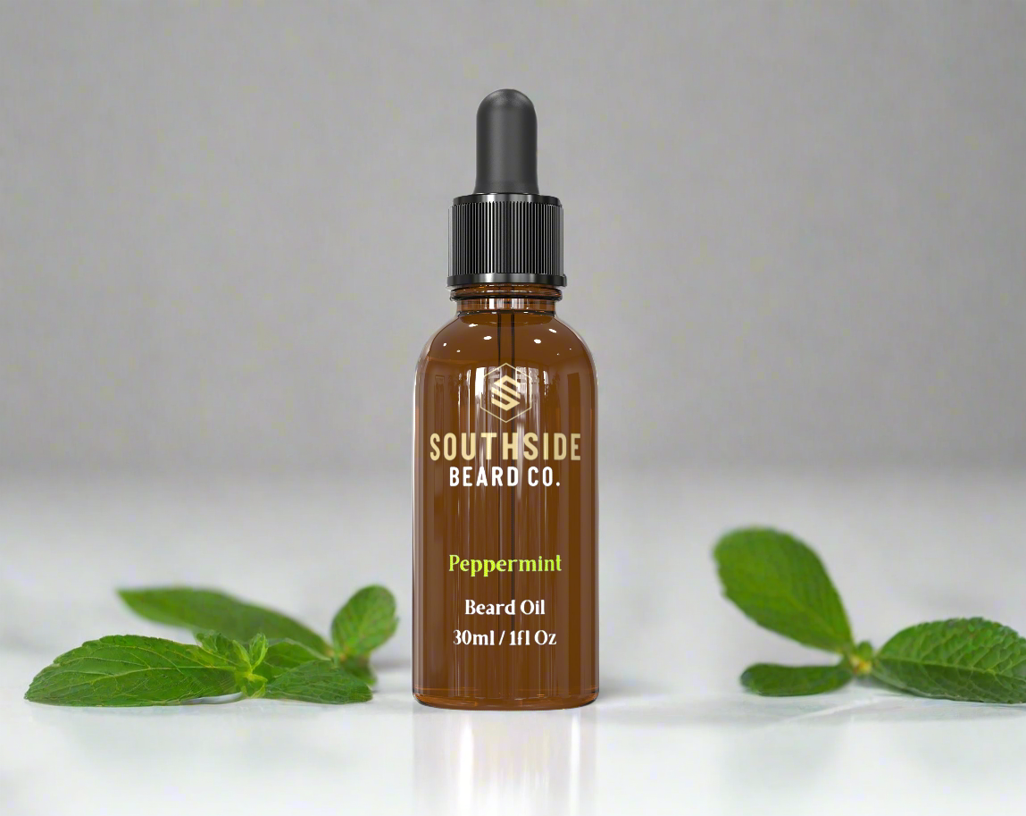 Peppermint Beard Oil | 30ml | Invigorating & Icy | Lightweight | Eradicate Beard Itch