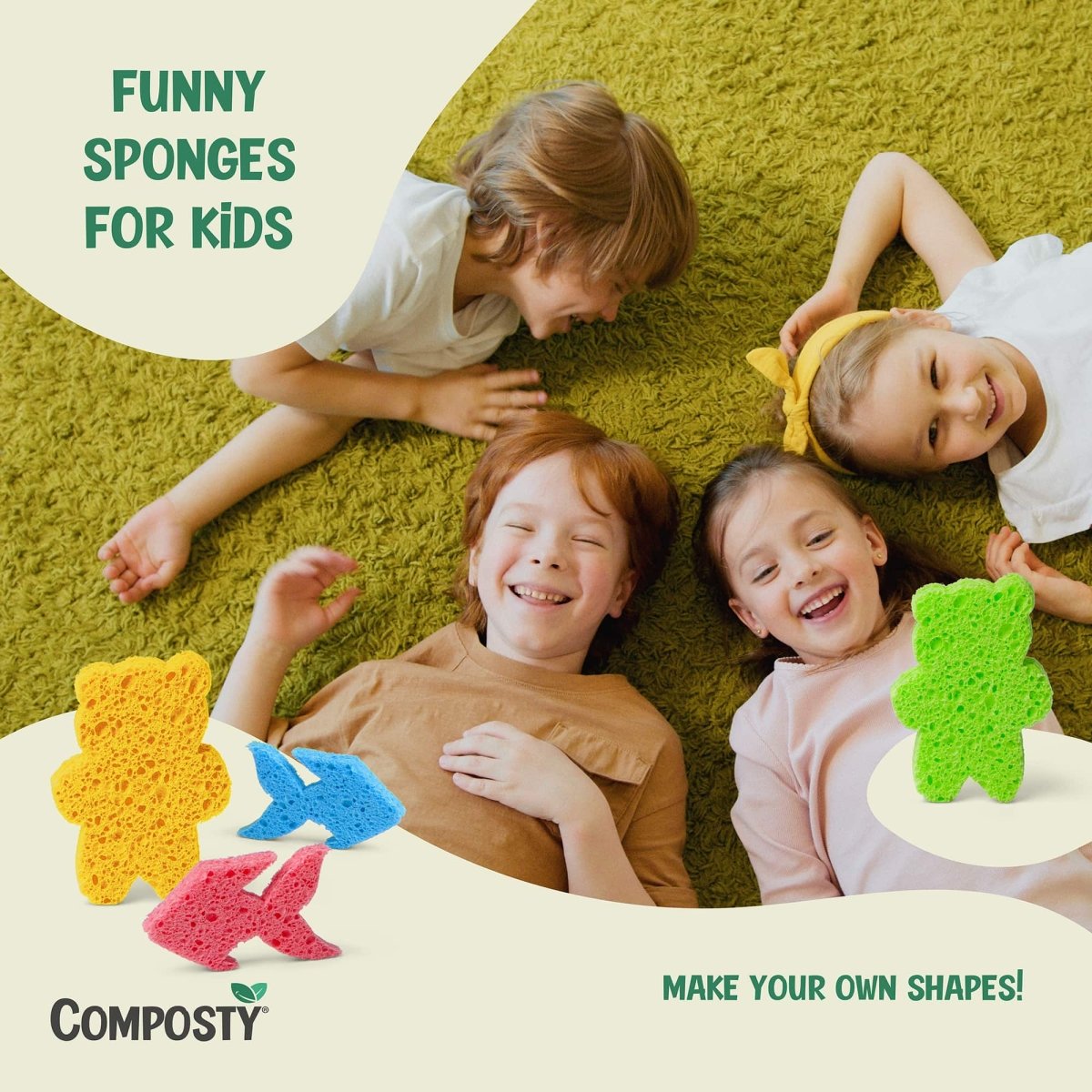 Magic ‘Pop-Up’ Eco Sponges
