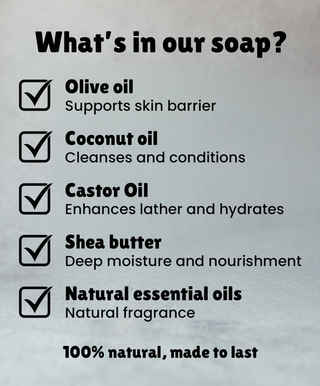 Natural Soap Bar Bundle (5 pack)